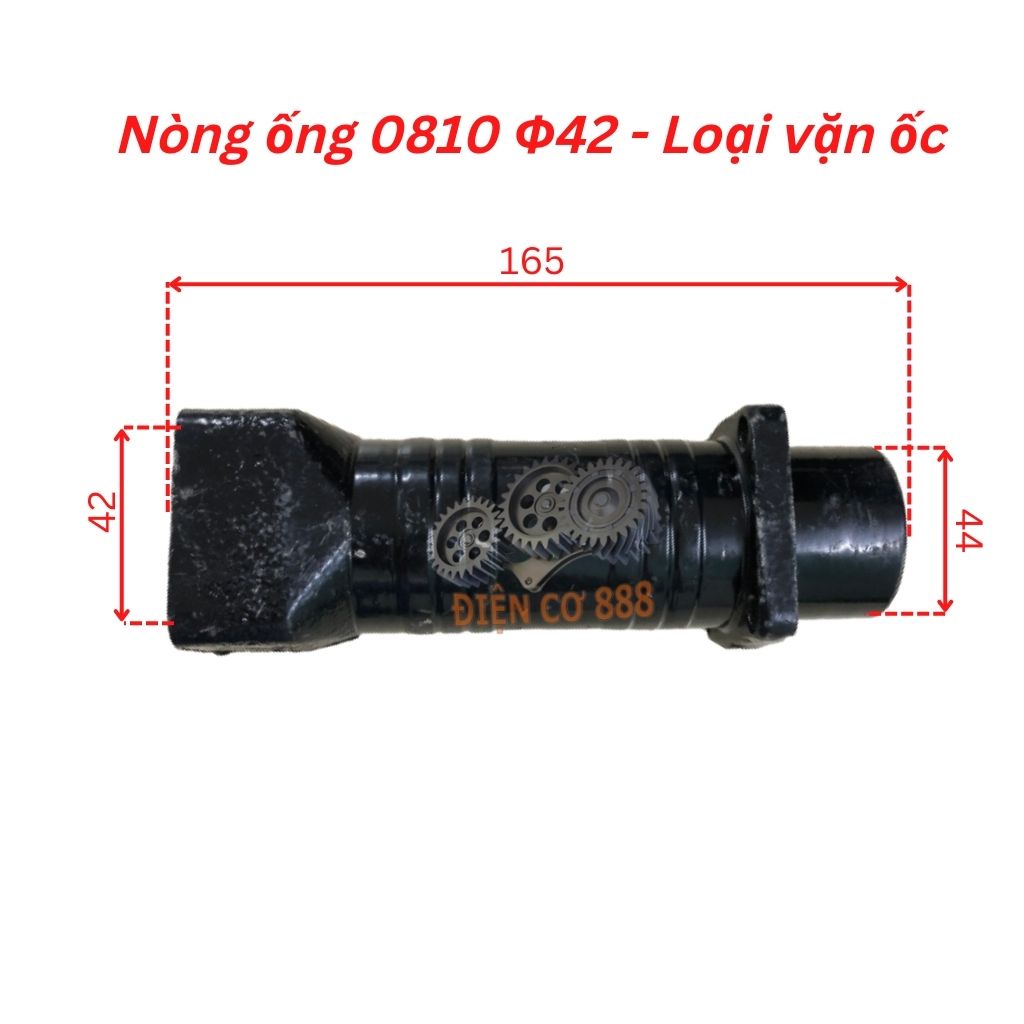 Bộ Đầu bi gài mũi và Nòng ống thép - Cổ đục Makita 0810 bắt ốc ø42mm