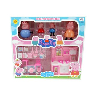 ĐỒ CHƠI GIA ĐÌNH HEO PEPPA PIG NHIỀU PHỤ KIỆN