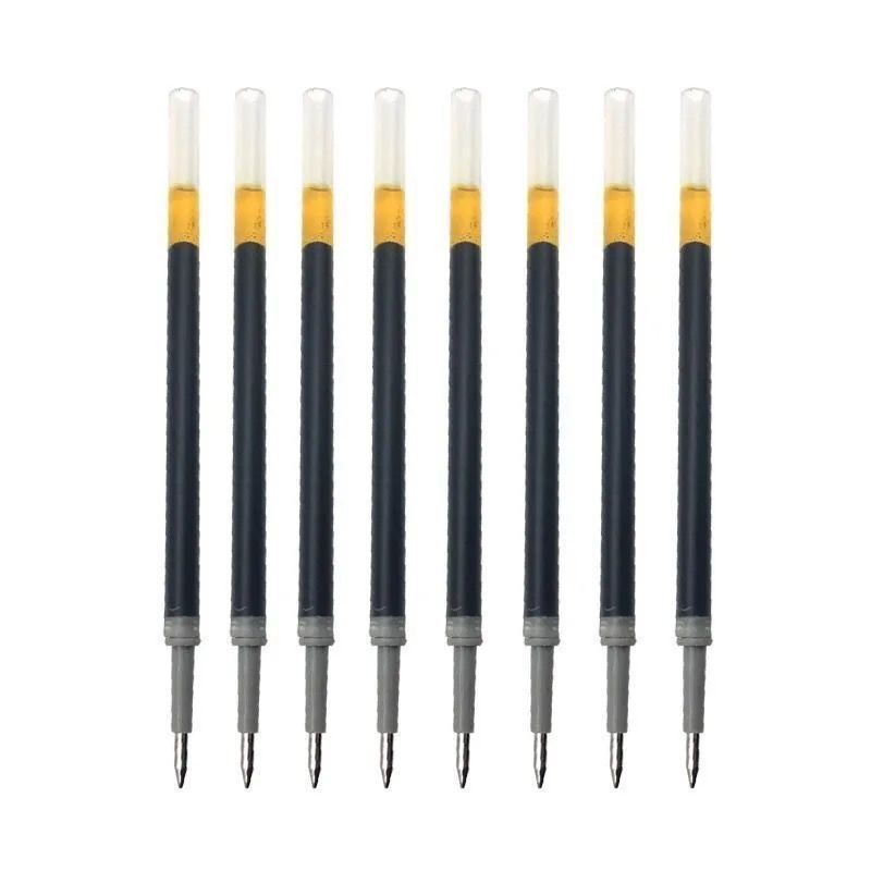 Ruột thay thế bút mực gel macaron bút bi bấm ngòi 0.5mm đầu đạn CREAMY 3 màu xanh, đen, đỏ