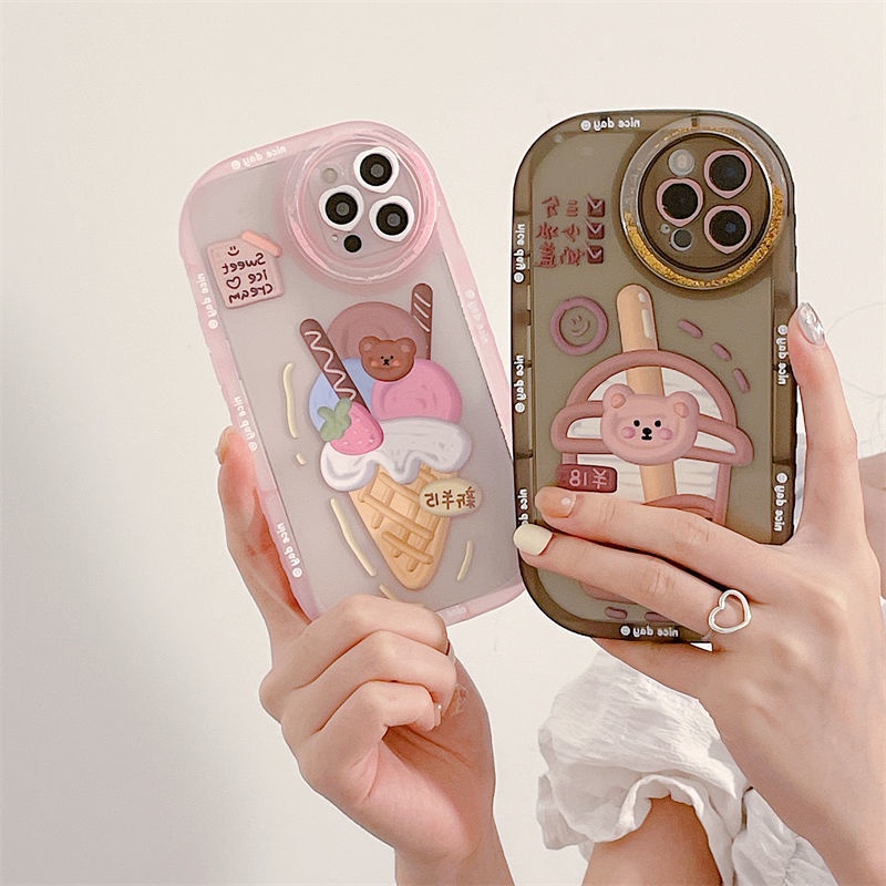 Ốp Điện Thoại Họa Tiết Món Tráng Miệng Dễ Thương Dành Cho IPhone 12 13 11 Pro Max X Xs Max Xr 6634