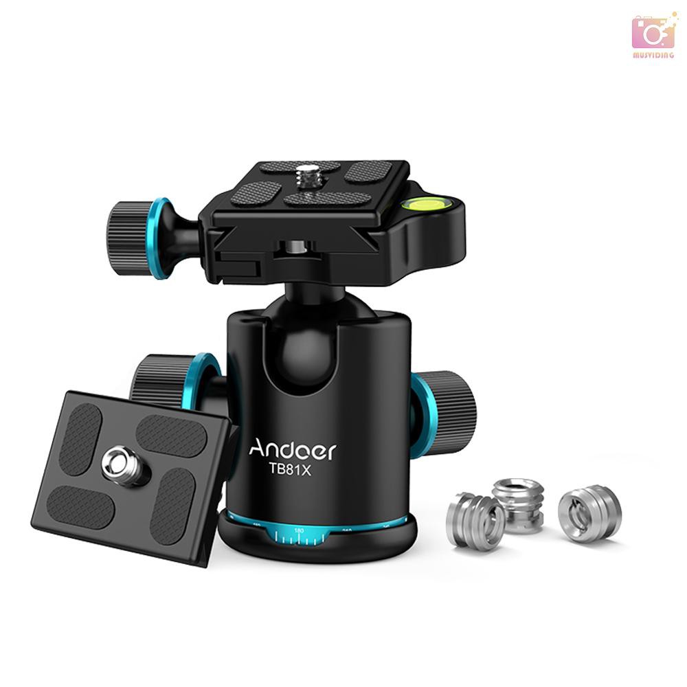 Đầu Bi Xoay 360 Độ Cho Tripod Tb81X Cho Tripod Monopod Dslr Camera Kèm 3pcs 1 / 4