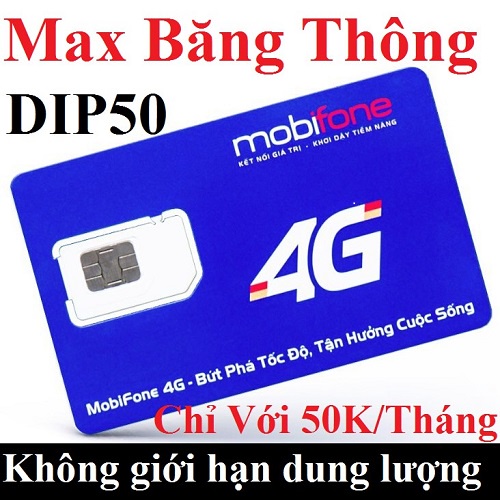 Điện Thoại & Phụ Kiện > Mobifone Sim> Sim 3G/4G Mobiphone > Dip50