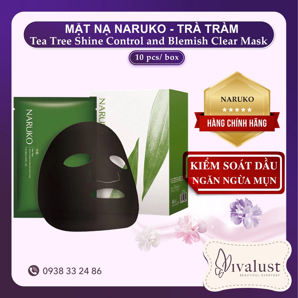 Mặt Nạ NARUKO Trà Tràm - Kiểm Soát Dầu Và Mụn
