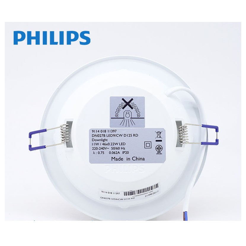 BỘ ĐÈN LED ÂM TRẦN PHILIPS DN027B 7W LED6 D90 DOWNLIGHT DẠNG TRÒN ( 3 MÀU LỰA CHỌN TRẮNG & TRUNG TÍNH & VÀNG )