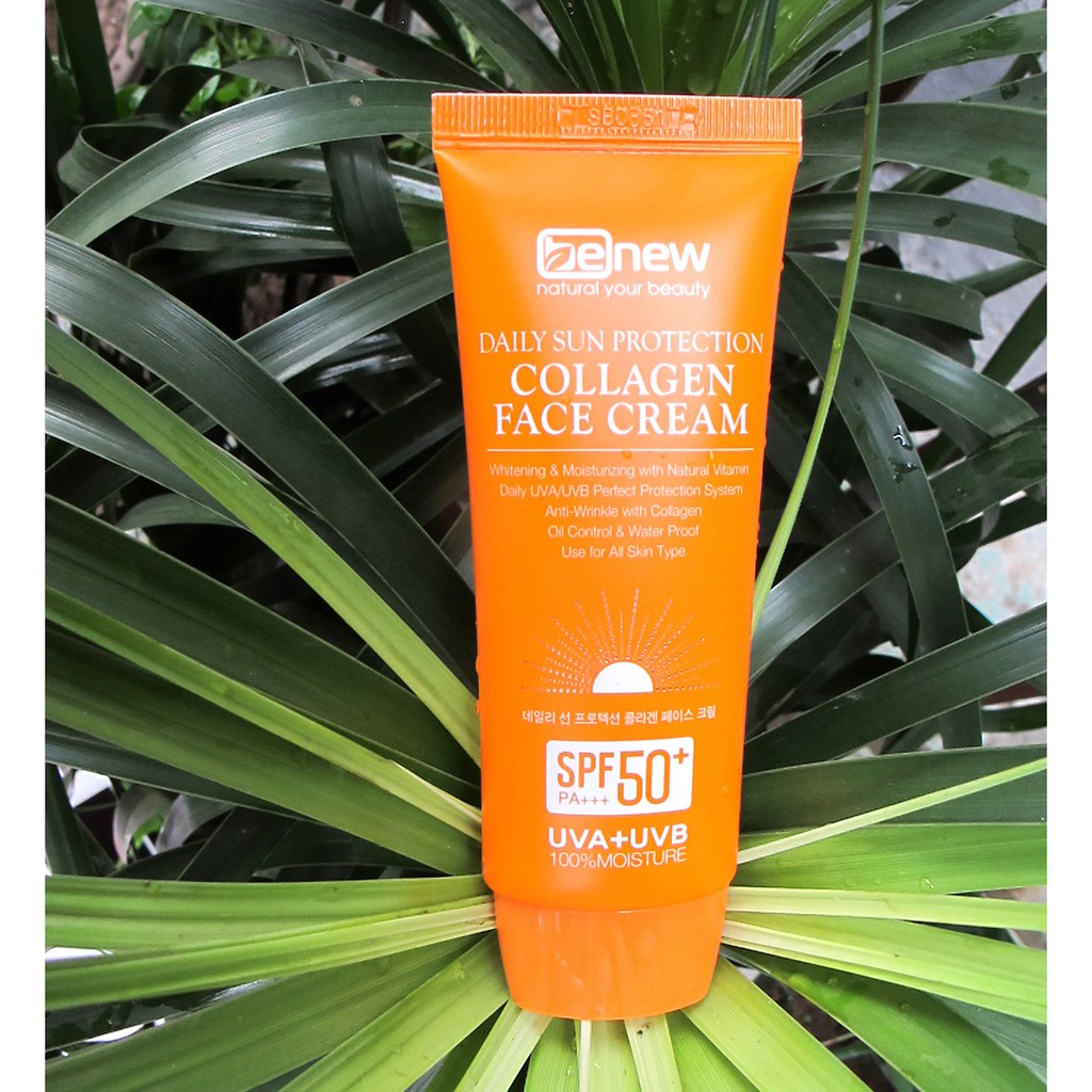 Kem chống nắng cho da mặt Benew Collagen Sun Cream 70ml