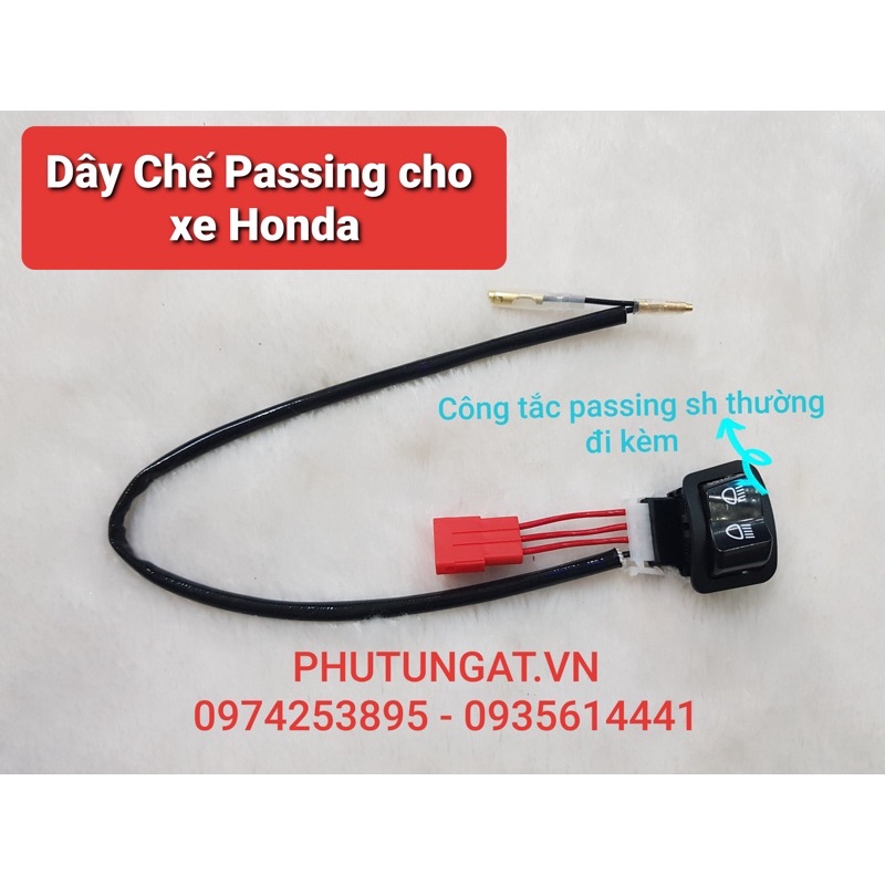 Giắc Chế passing sh xin vượt cho các dòng xe honda xài bóng halogen