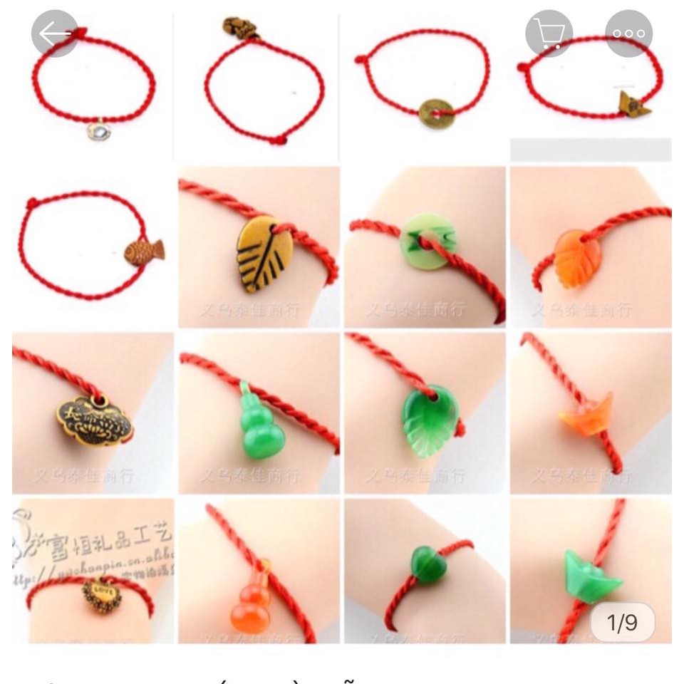 Vòng tay may mán 1 k dell#1k