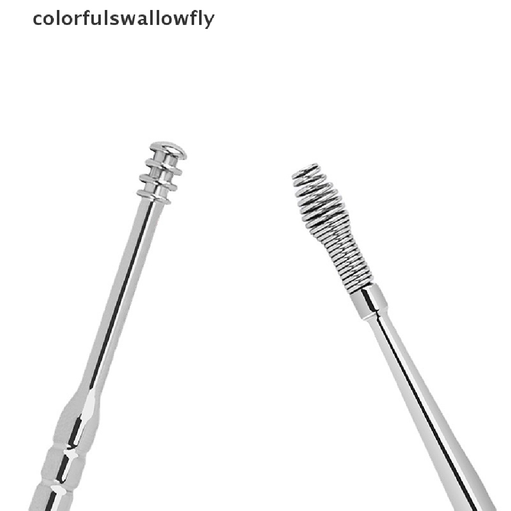 Set 1 / 6 Dụng Cụ Lấy Ráy Tai Hình Muỗng Nhiều Màu