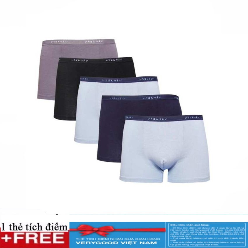 Combo 5 quần sịp đùi nhật nam chất mát cao cấp