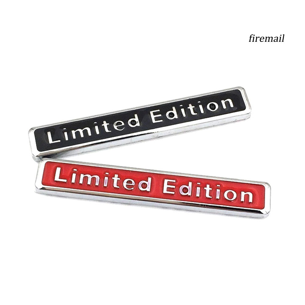 Decal Chữ &quot;Limited Edition&quot; Dán Trang Trí Xe Ô Tô / Mô Tô