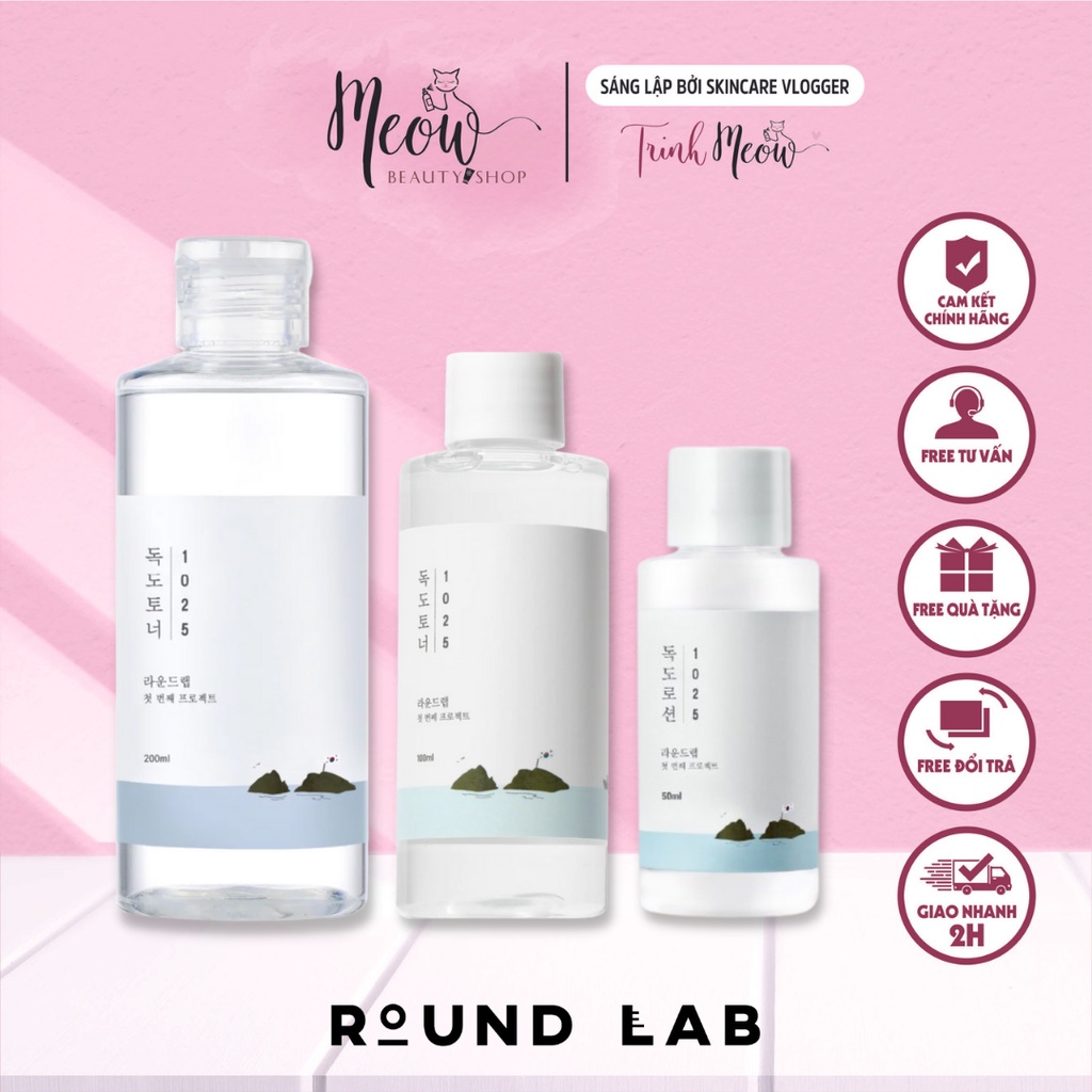 Nước cân bằng RoundLab dịu nhẹ 1025 Dokdo Toner