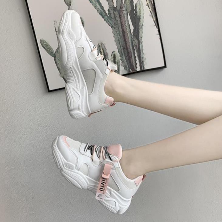 JINTU Giày thể thao nữ，giày chạy đế mềm với nhãn hiệu thời trang（Y001） [HÀNG THẬT NHƯ HÌNH]