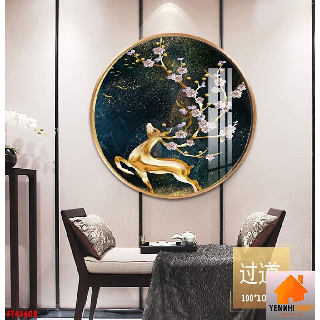 Tranh treo tường ngang 30cm treo phòng, decor phòng siêu xinh