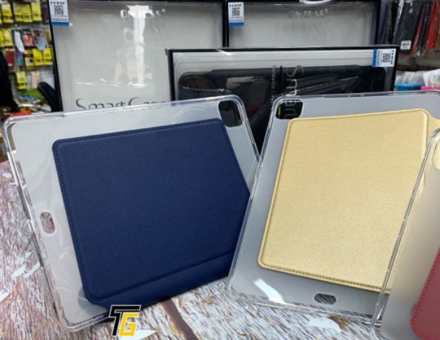 Bao da Onjess cho iPad Pro 11 Air 4 5 Air 1 2 gen 6 7 8 9 10.2 10.9 ốp lưng silicon dẻo gạp tam giác