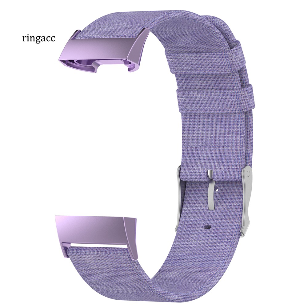 Dây Đeo Thay Thế Chất Liệu Vải Dù Có Thể Điều Chỉnh Cho Fitbit Charge3