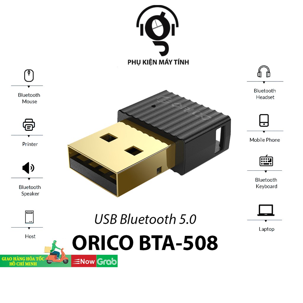 USB Bluetooth 4.0 cho máy tính Orico BTA-403 (Đen)