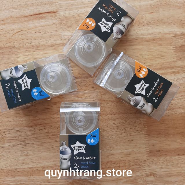 Núm ty / Núm ti thay thế bình Tommee Tippee Úc