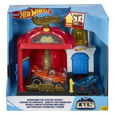 Bộ trò chơi Sở cứu hỏa Hot Wheels City FRH29/FRH28