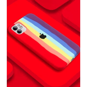 Ốp điện thoại Caseonsale cho iPhone 6G | 6G + | 7G túi xách tay thiết kế giản dị | 7G + | Xr | Xs Max | Ốp điện thoại TPU silicon màu cầu vồng xinh xắn cho X / XS