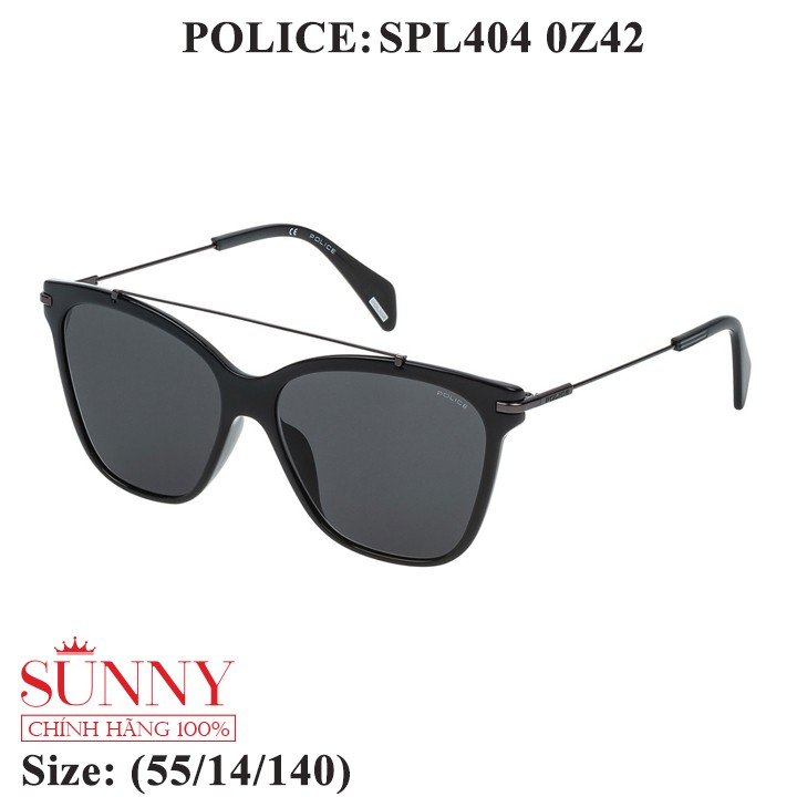 Kính mát chính hãng Police SPL404 màu sắc thời trang, thiết kế dễ đeo bảo vệ mắt