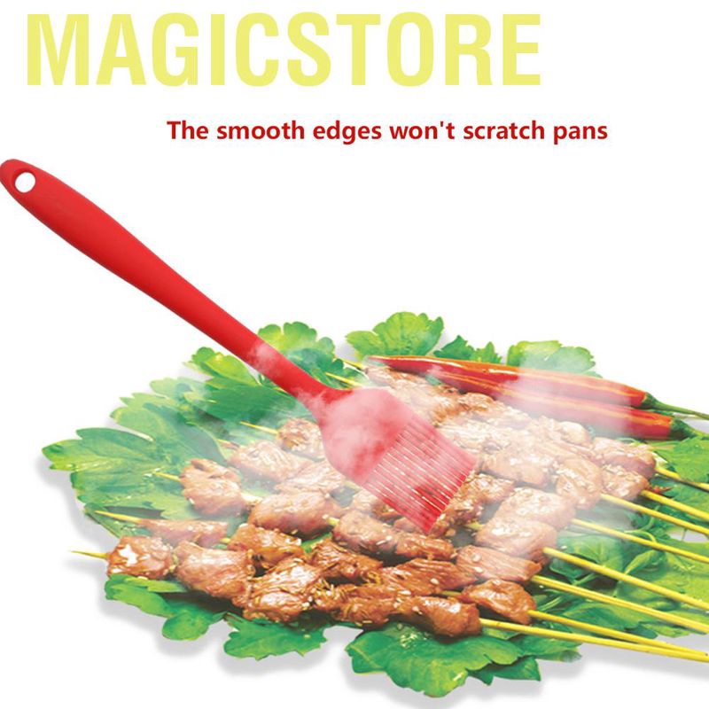 Magicstore 5pcs Silicone Non-Stick Spatulas Shovel Eggbeater Brush Cooking Tool Utensil Set