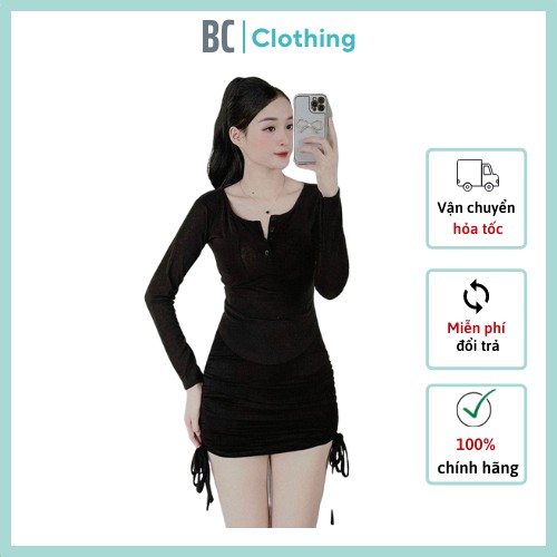 [ Hàng Cao Cấp Có Ảnh Thật] Áo len gân dài tay basic thu đông BC Clothing CD024