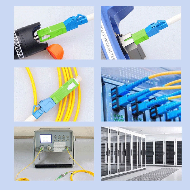 Đầu Nối Chuyển Đổi Alli SCto LC Sợi Lai Đơn Giản