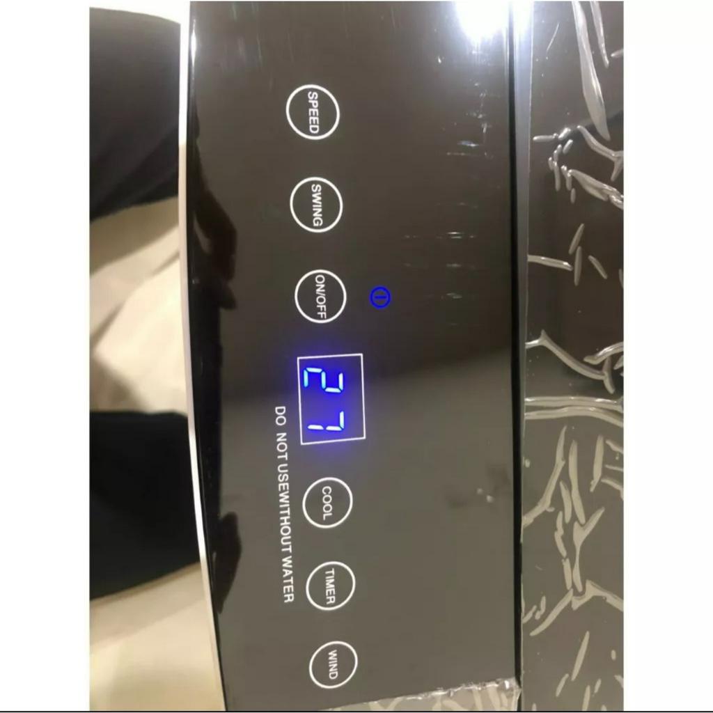 Quạt điều hòa hơi nước điều khiển từ xa HYUNDAI, công suất 80W, hàng chính hãng - TẶNG 2 CHAI ĐÁ KHÔ