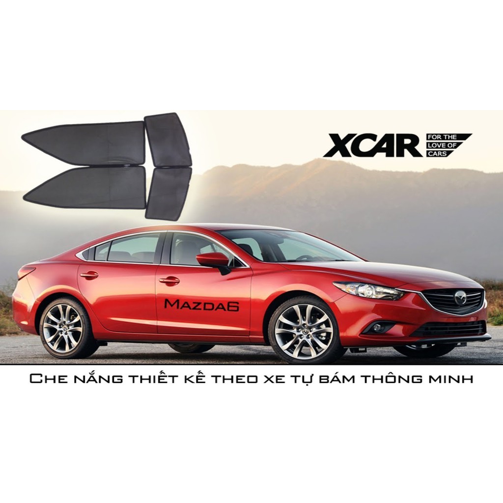 CHẮN NẮNG THEO XE MAZDA 6 2018, 2019, 2020 HÚT NAM CHÂM