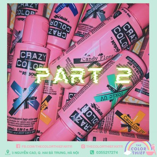 Thuốc Nhuộm Tóc Crazy Color Semi-Pernament Hair Dye Part 2