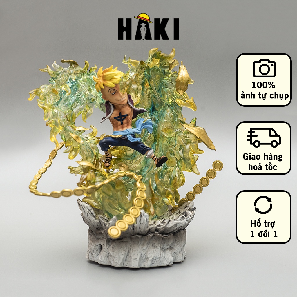 Mô hình One Piece Marco Phượng Hoàng cao 18cm mô hình trang trí One Piece Figure nhân vật Marco băng Râu Trắng Haki Shop