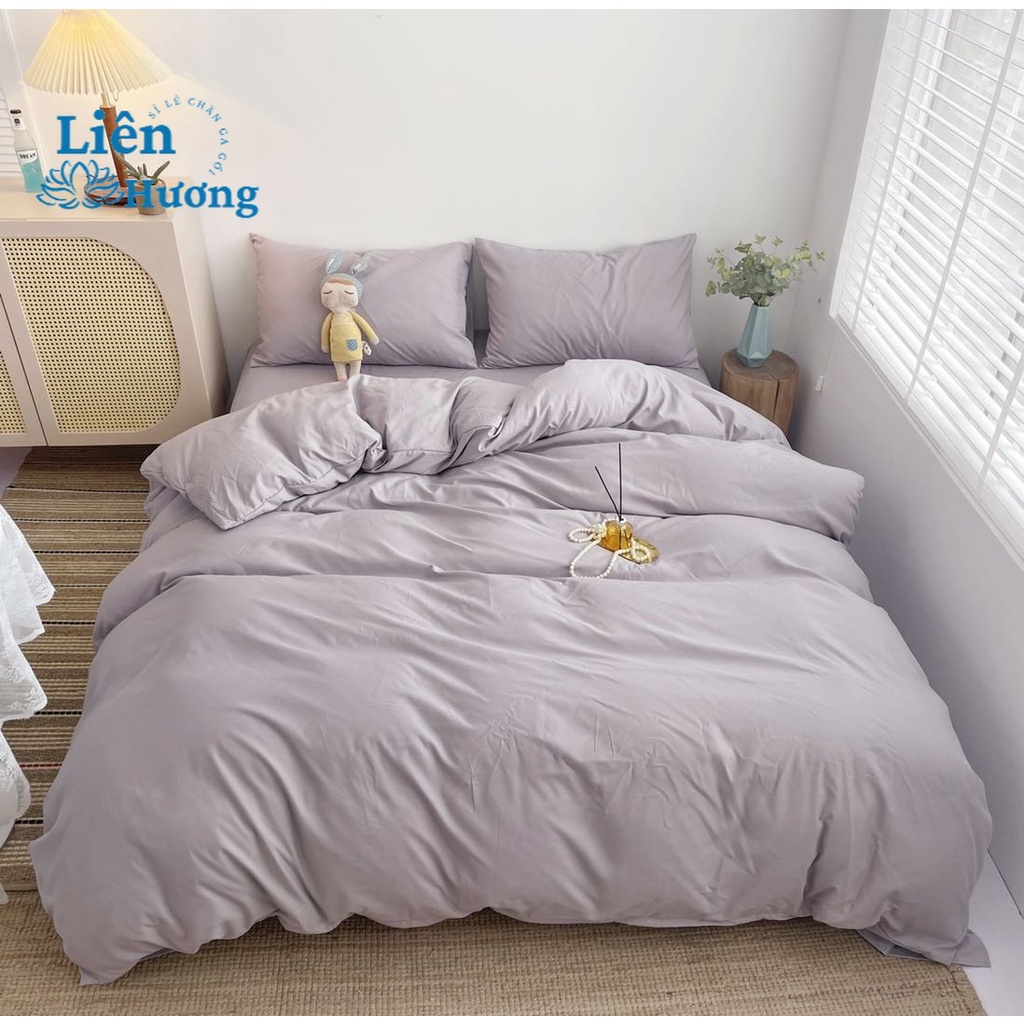 Bộ chăn ga gối cotton tici notang nhập khẩu, bộ 4 món kèm vỏ chăn ga vỏ gối sẵn đủ kích thước