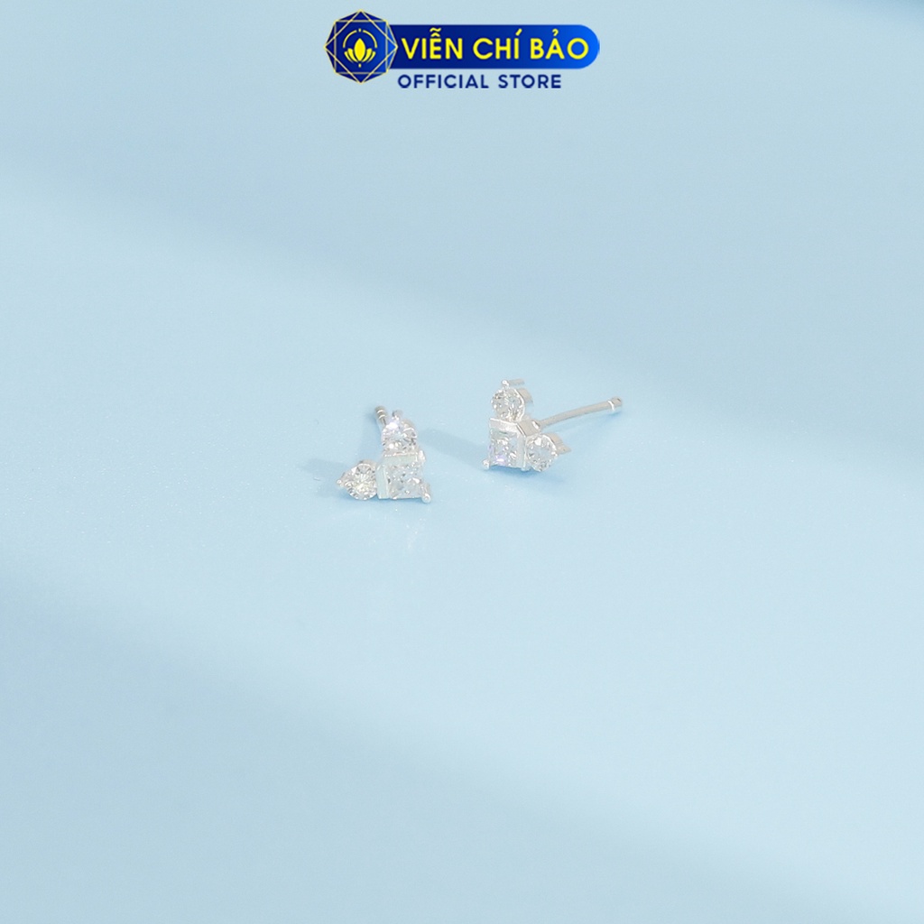 Bông tai chuột chất liệu bạc 925 thời trang phụ kiện trang sức nữ thương hiệu Viễn Chí Bảo E068