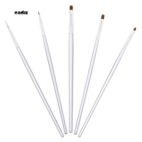 [Hàng mới về] Bộ 5 cọ vẽ trang trí móng tay nghệ thuật chuyên dụng chất lượng cao tiện lợi