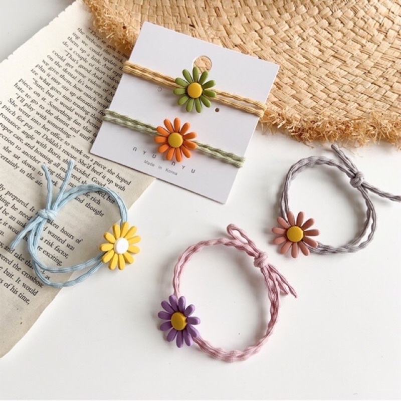 Kẹp - dây cột tóc Hoa cúc - Cột tóc - Mask v.v (Quà tặng sẽ bỏ ngẫu nhiên nhé khách iu)