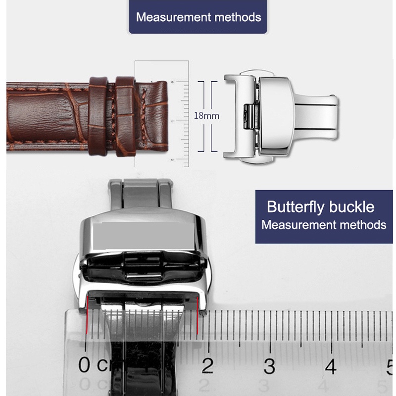 Khóa Dây Đồng Hồ Bằng Thép Không Gỉ Dày Dặn Họa Tiết Vảy Cá 10mm 12mm 14mm 16mm 18mm 20mm 22mm