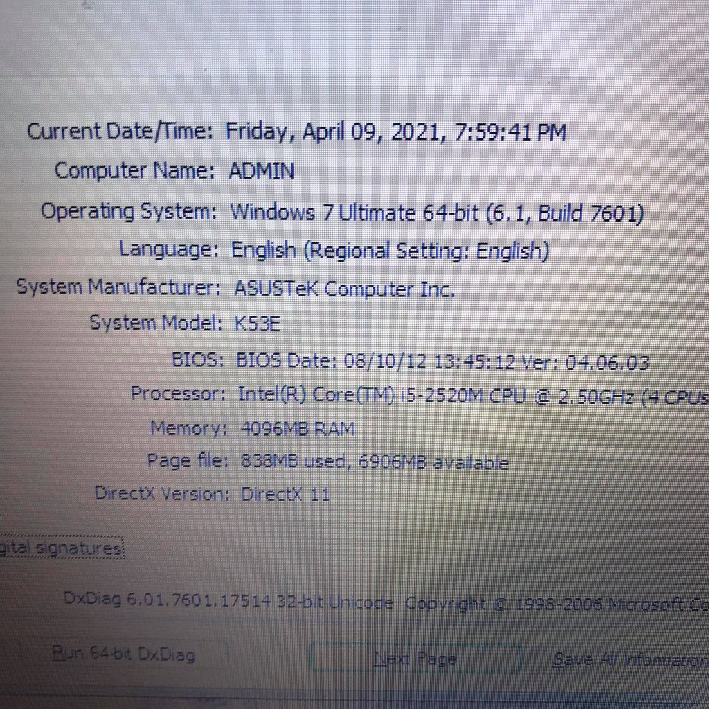 Máy laptop Asus K53E Intel Core i5-2520M 2.5GHz, 4gb ram, 500gb hdd, Vga Intel hd Graphics 3000, 15.6 inch, Đẹp rẻ | BigBuy360 - bigbuy360.vn