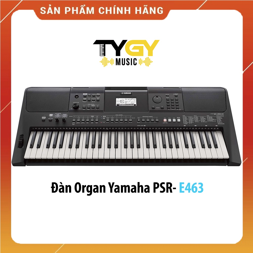 Đàn Organ Yamaha PSR- E463 Hàng Chính Hãng (Full Box) - Tặng Kèm Bao Đựng Đàn