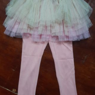 QUẦN LEGGING CÓ VÁY TUTU PHỒNG