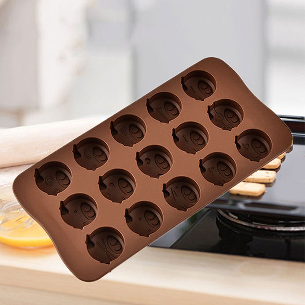 Khuôn Silicone Làm Bánh / Xà Phòng Hình Chú Heo Ngộ Nghĩnh
