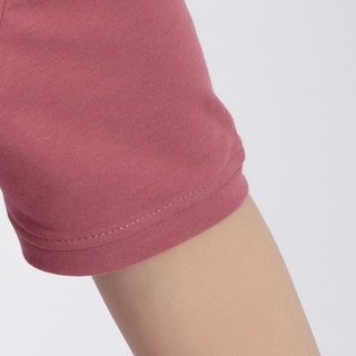 Áo thun cổ chìa khóa - Hồng đất