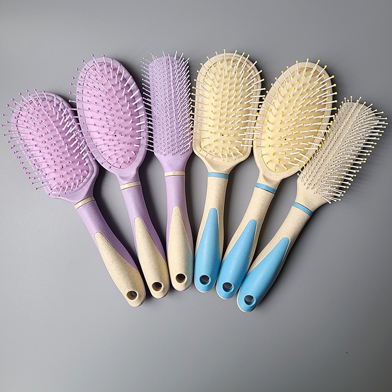 Set 3 Lược Chải Tóc Túi Khí Mát Xa Da Đầu Chống Tĩnh Điện Tiện Dụng Cho Gia Đình