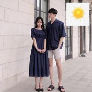 🕵️🕵️ Áo đôi áo cặp ❤️FREESHIP❤️ Áo Váy đôi dễ thương chụp ảnh đi biển nam nữ Hàn Quốc COUPLE AV97 🕵️