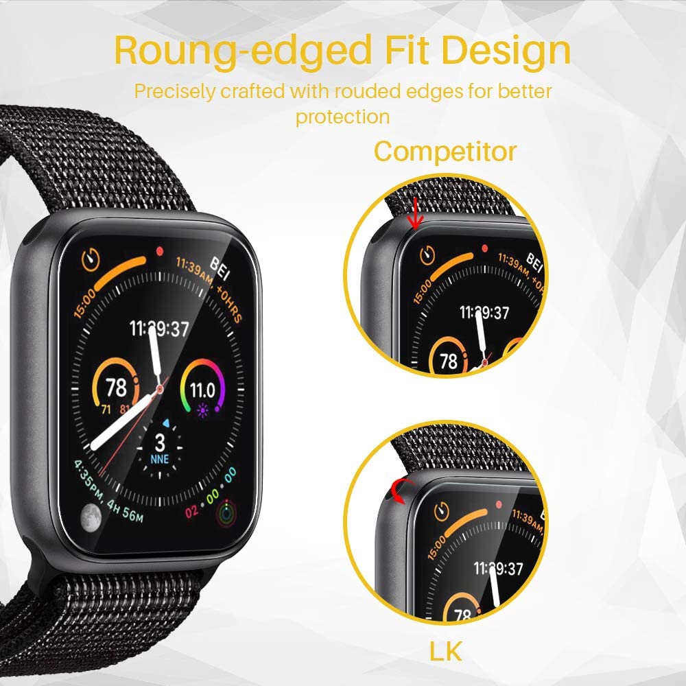 LYKRY Miếng dán bảo vệ màn hình đồng hồ Apple IWatch 40Mm 44Mm Series 4/5 bằng chất liệu TPU linh hoạt