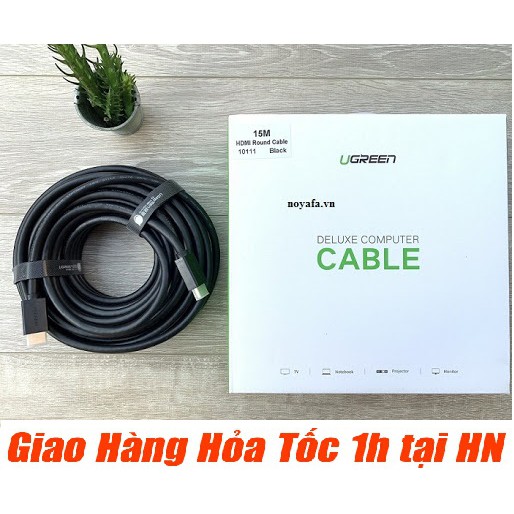 Dây HDMI UGREEN HD104 hỗ trợ 3D Dài 15m Ugreen 10111- Hàng Chính Hãng