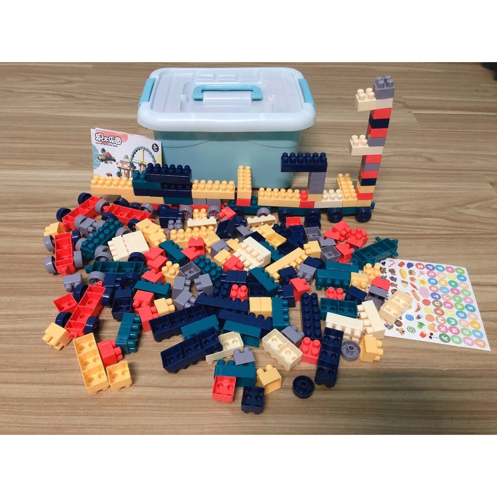 Bộ đồ chơi lego xếp hình lắp ráp 220 chi tiết cho bé