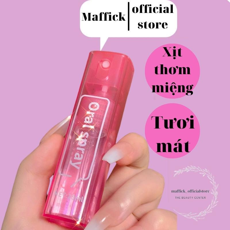 Xịt thơm miệng MF0718 chai sịt khử mùi hương vị đào dạng nước mỹ phẩm nội địa trung kháng khuẩn và khử mùi thức ăn