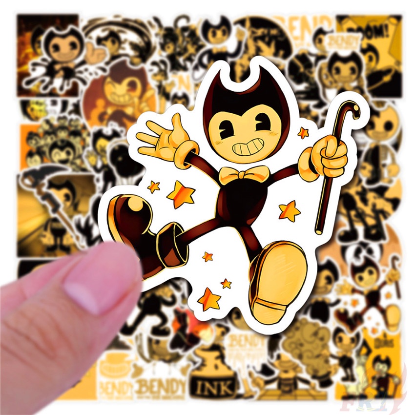 ❉ Bendy and the Ink Machine - Series 02 Games Stickers ❉ 50Pcs/Set DIY Fashion Luggage Laptop Skateboard Decals Doodle Stickers