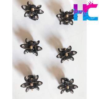 Kẹp tóc càng cua size nhỏ đính hạt