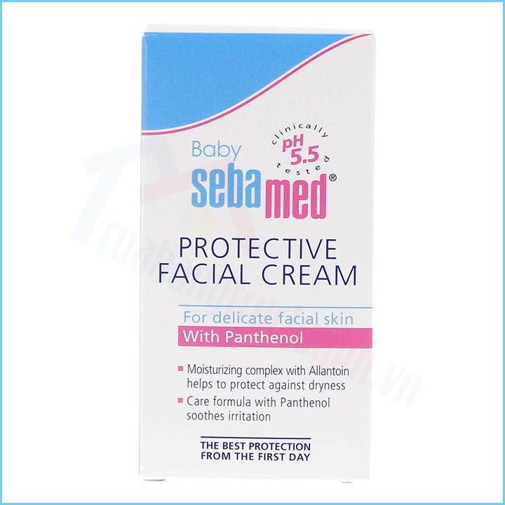 [Chăm Sóc Da Trẻ Nhỏ] Kem Bảo Vệ Dưỡng Da Và Trị Chàm Sữa Cho Trẻ Em Sebamed Ph5.5 50Ml Chính Hãng Đức